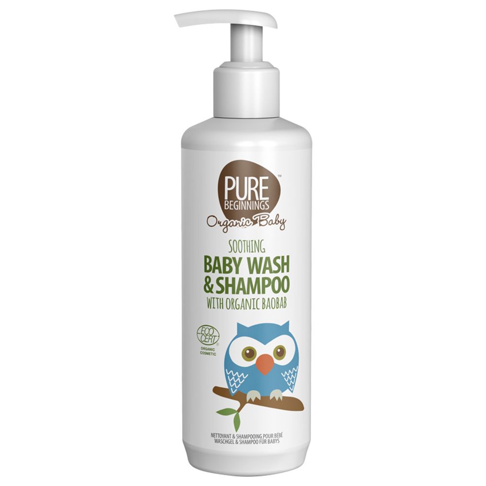 Pure Beginnings - Organic Soothing Baby Wash & Shampoo 500ml