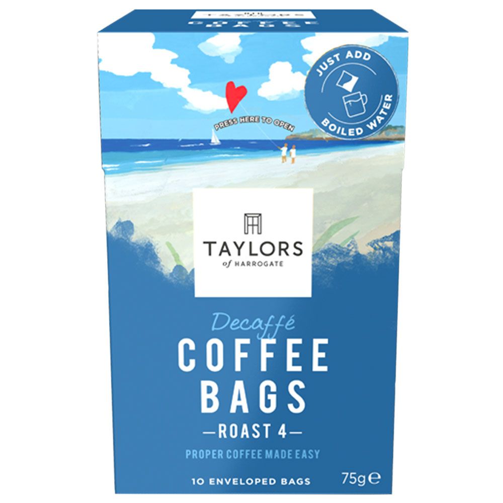 Taylors Of Harrogate - Decaffee 10 Coffee Bags