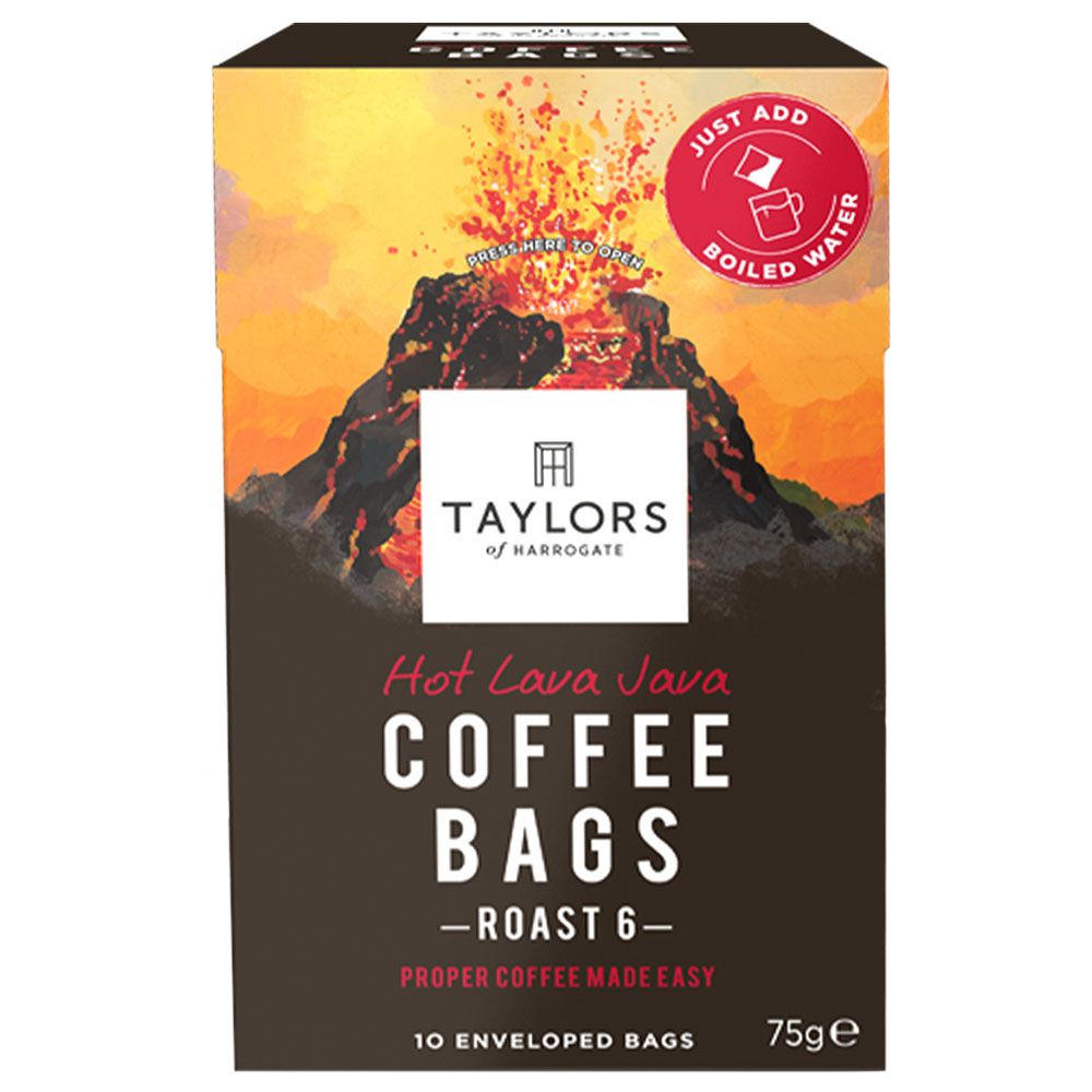 Taylors Of Harrogate - Hot Java Lava 10 Coffee Bags