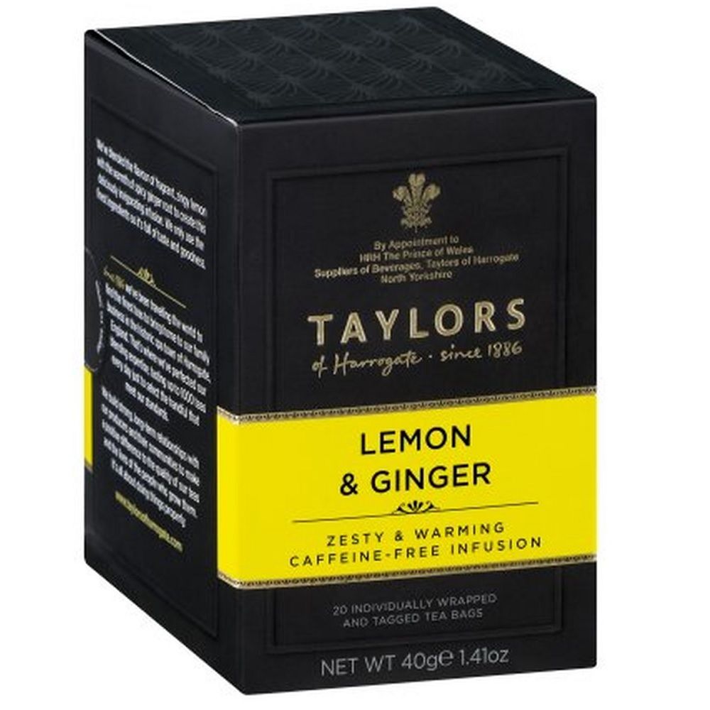 Taylors Of Harrogate - Lemon & Ginger Infusion 20 Tea Bags