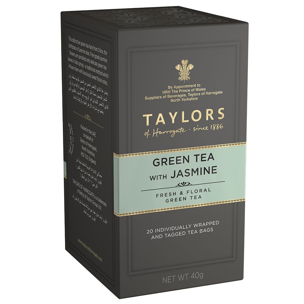 Taylors Of Harrogate - Green Tea With Jasmine 20 Tea Bags