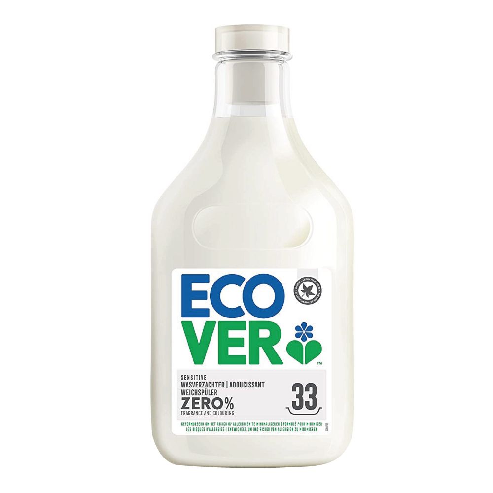 Ecover - Zero Sensitive Fabric Softener, Zero Fragrance & Coloring - 1L