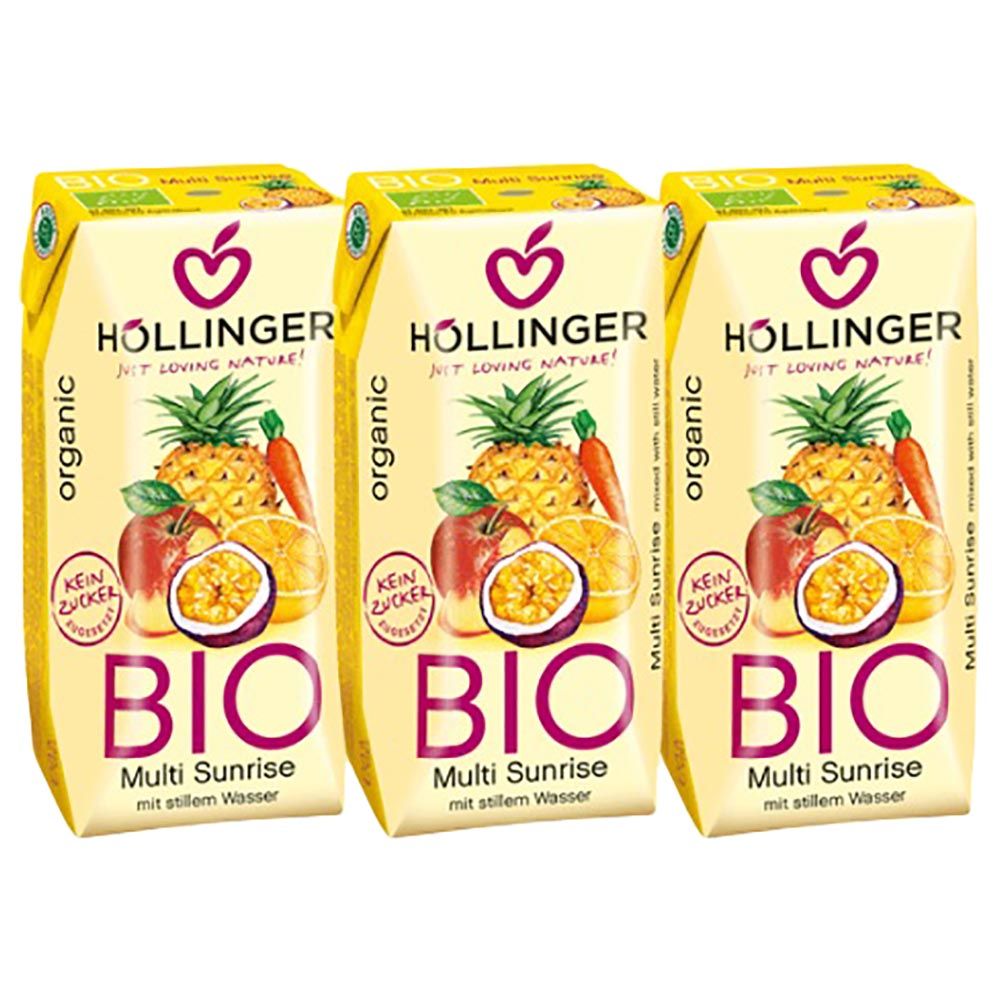 Hollinger Multi Sunrise 3x200ml - Pack Of 3