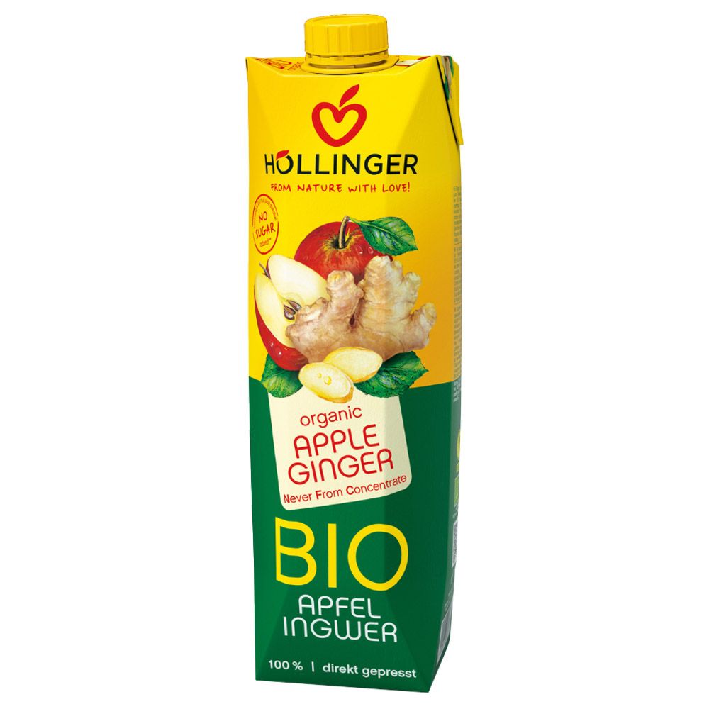 Hollinger - Organic Apple Ginger Juice - 1L