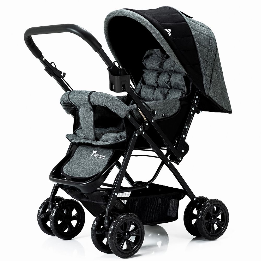 Teknum - Look At Me Reversible Stroller - Grey