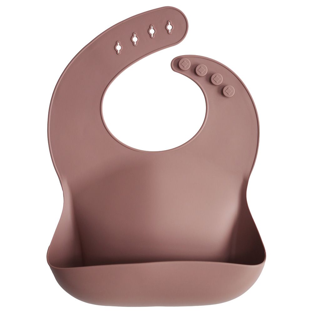 Mushie - Silicone Bib - Woodchuck