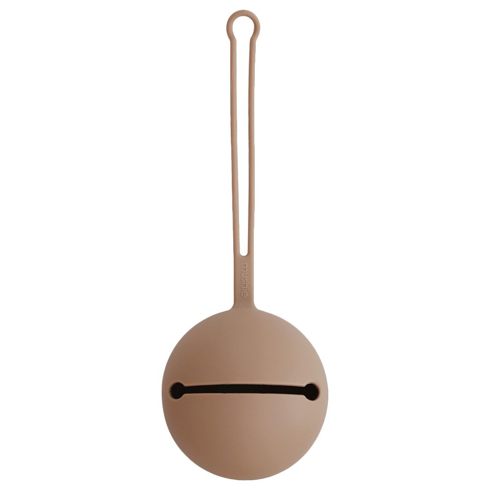 Mushie - Pacifier Case - Pale Taupe