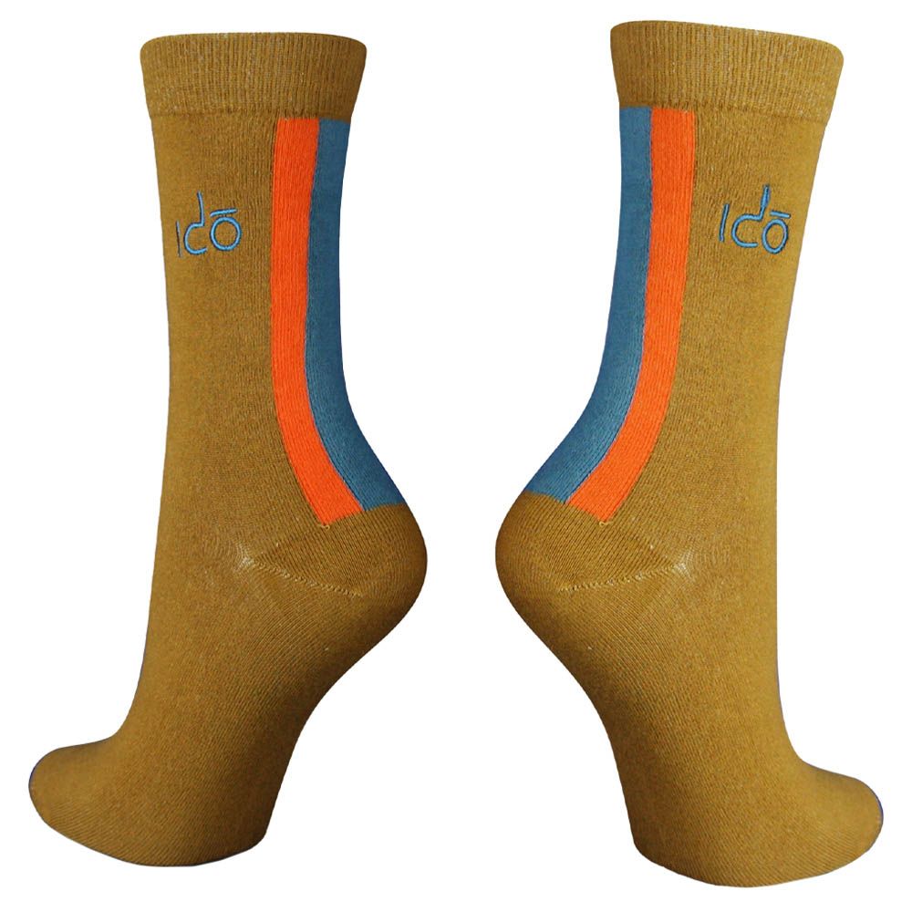 The Ido Movement - Kids Retro Bamboo Socks - Desert Dune