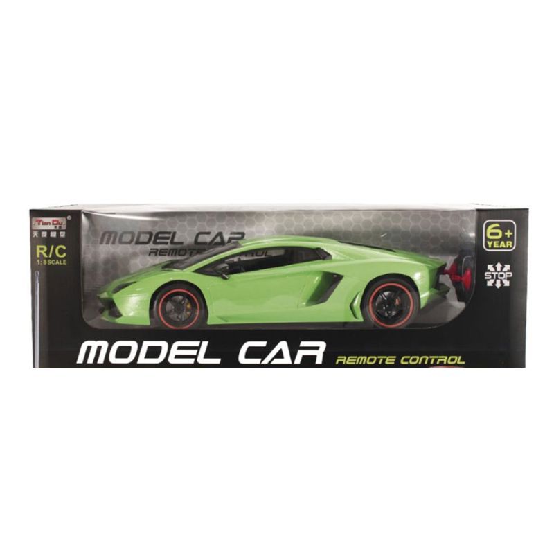 Taindu - 1:8 Remote Controlled Car With Light - Green