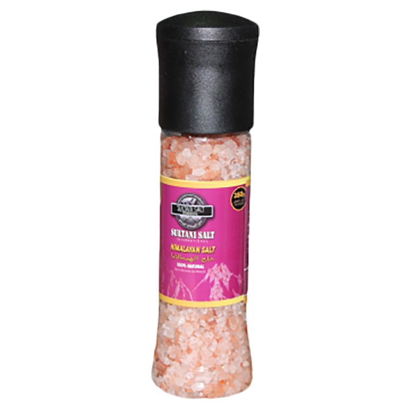 Sultani Salt - Himalayan Salt Grinder Plastic Bottle 350g