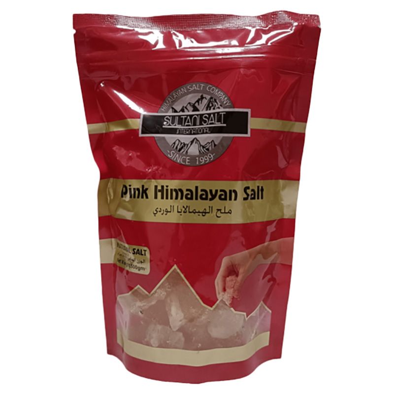 Himalayan Salt - Stand Zipper Pouch Chunk Salt - 500G