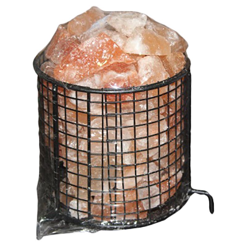 Himalayan Salt - Iron Basket With Salt Chunk