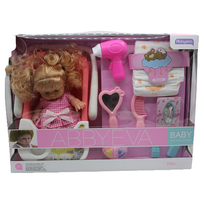 Abbyeva - Baby Doll With Beauty Set