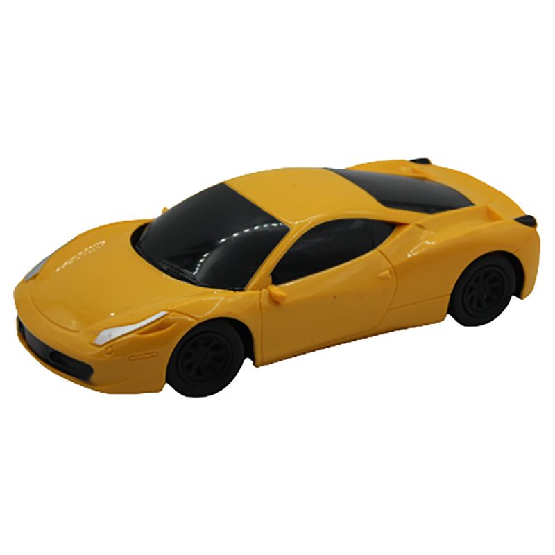 Jinzhilinyuan - 1:18 RC Car W/ Light & Rechargeable - Yellow