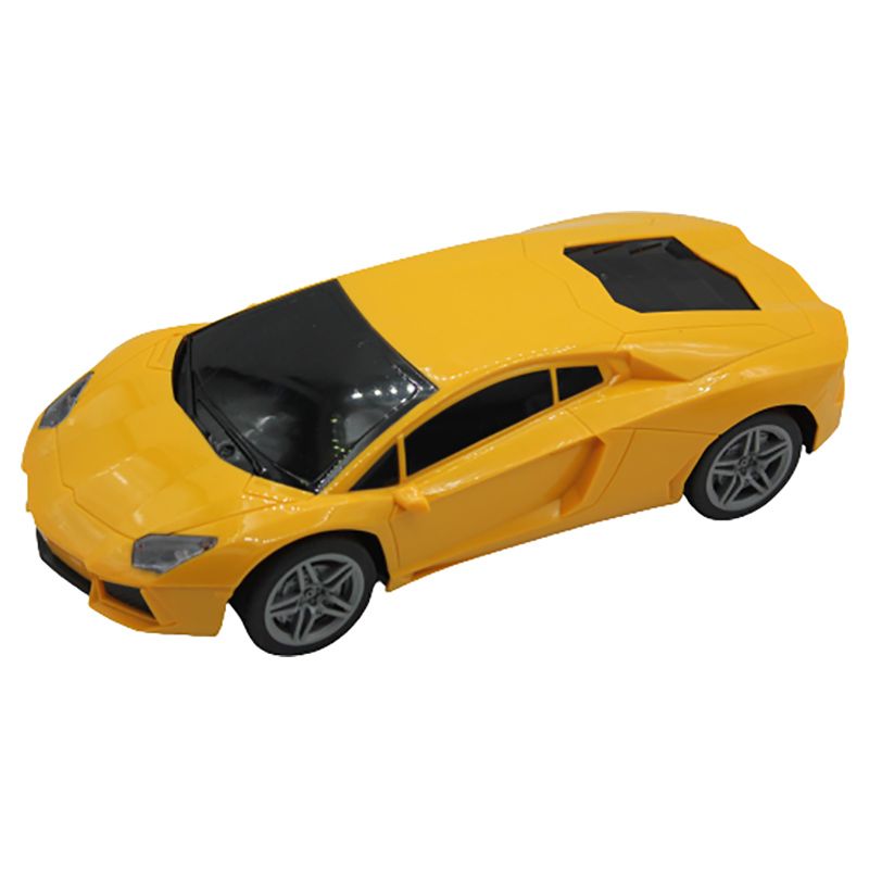 Jinzhilinyuan - 1:16 RC Car W/ Light & Rechargeable - Yellow