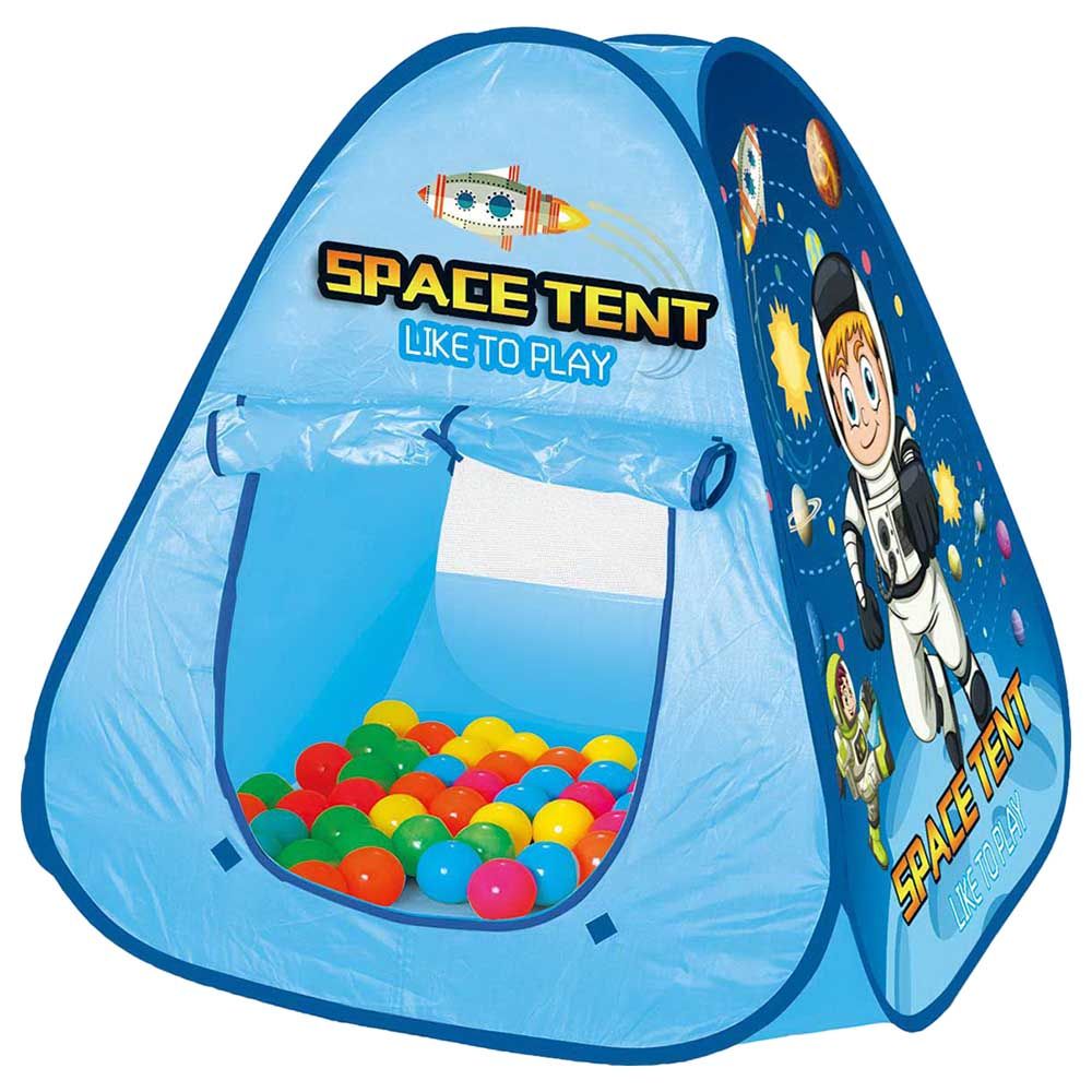 Space Tent - Tent With 50pcs Balls - Blue