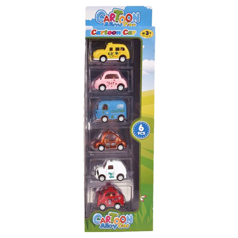 Die Cast Model - Free Way Die Cast Car 6pcs - Assorted 1pc