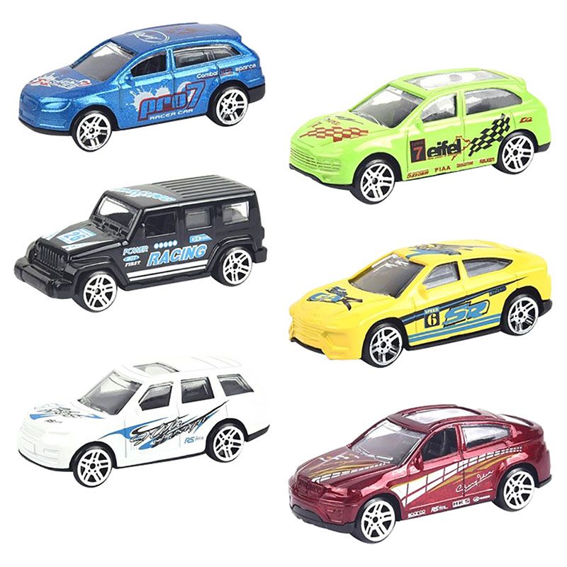 Die Cast Model - 6pcs Free Way Die Cast Car Assorted 1pc