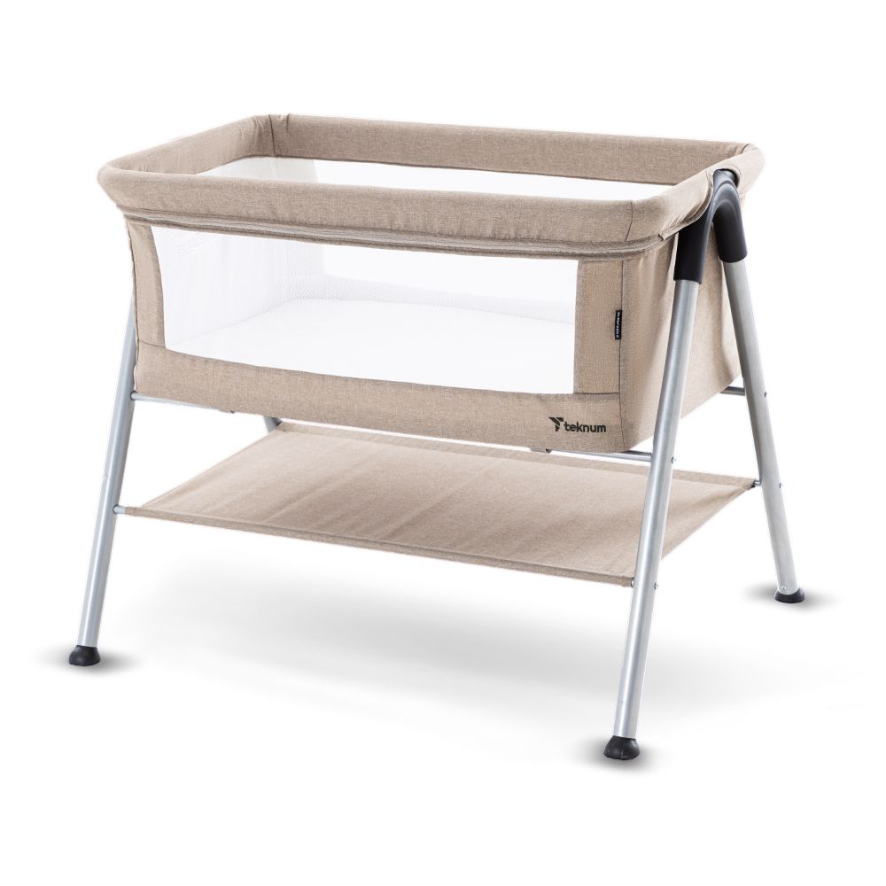 Teknum - Sleepzen 2 Bedside Crib Bassinet - Ivory