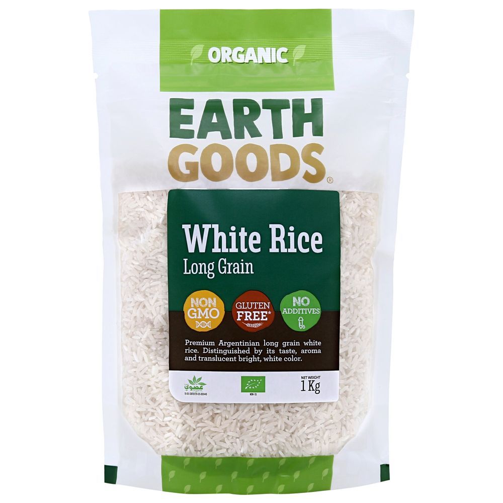 Earth Goods - Organic Long Grain White Rice 1000g