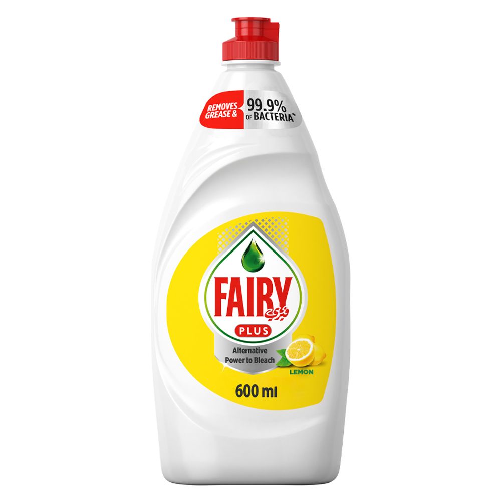 Fairy - Plus Lemon Dishwashing Liquid Soap 600ml