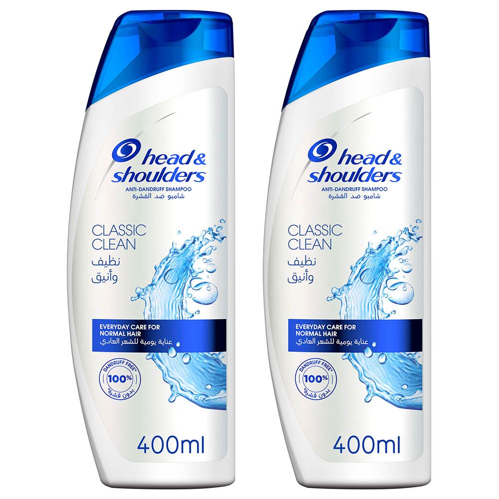 Head & Shoulders - Classic Clean Anti-Dandruff Shampoo Dual Pack 400ml