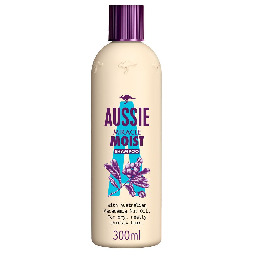 Aussie Miracle Moist Shampoo For Dry Hair 300ml