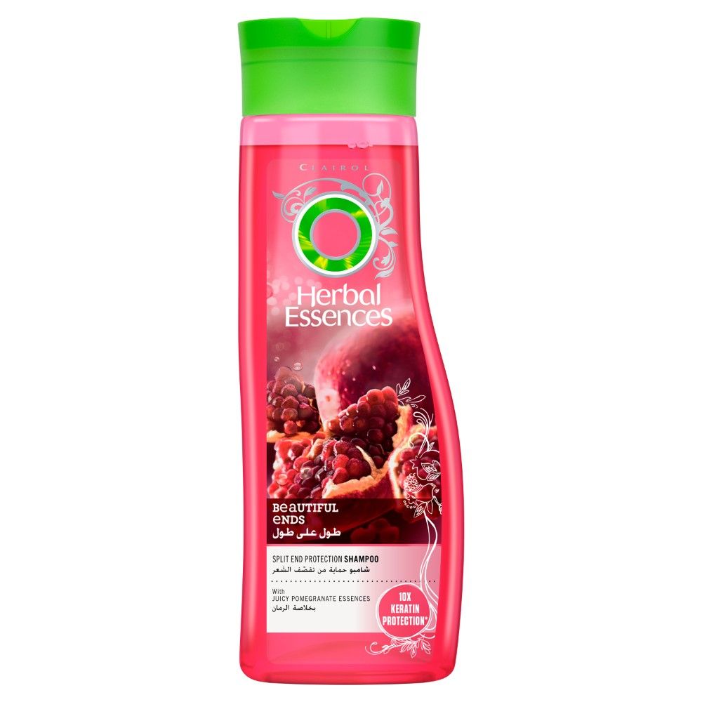 Herbal Essences - Beautiful Ends Protection Shampoo w/ Juicy Pomegranate Essences 400 ml