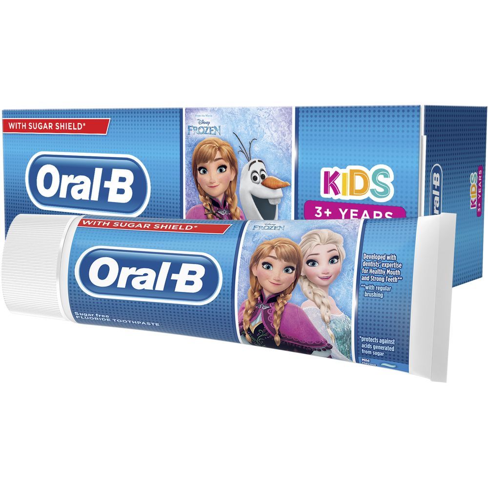 Oral B Kids Disney's Frozen & Cars Toothpaste 75ml