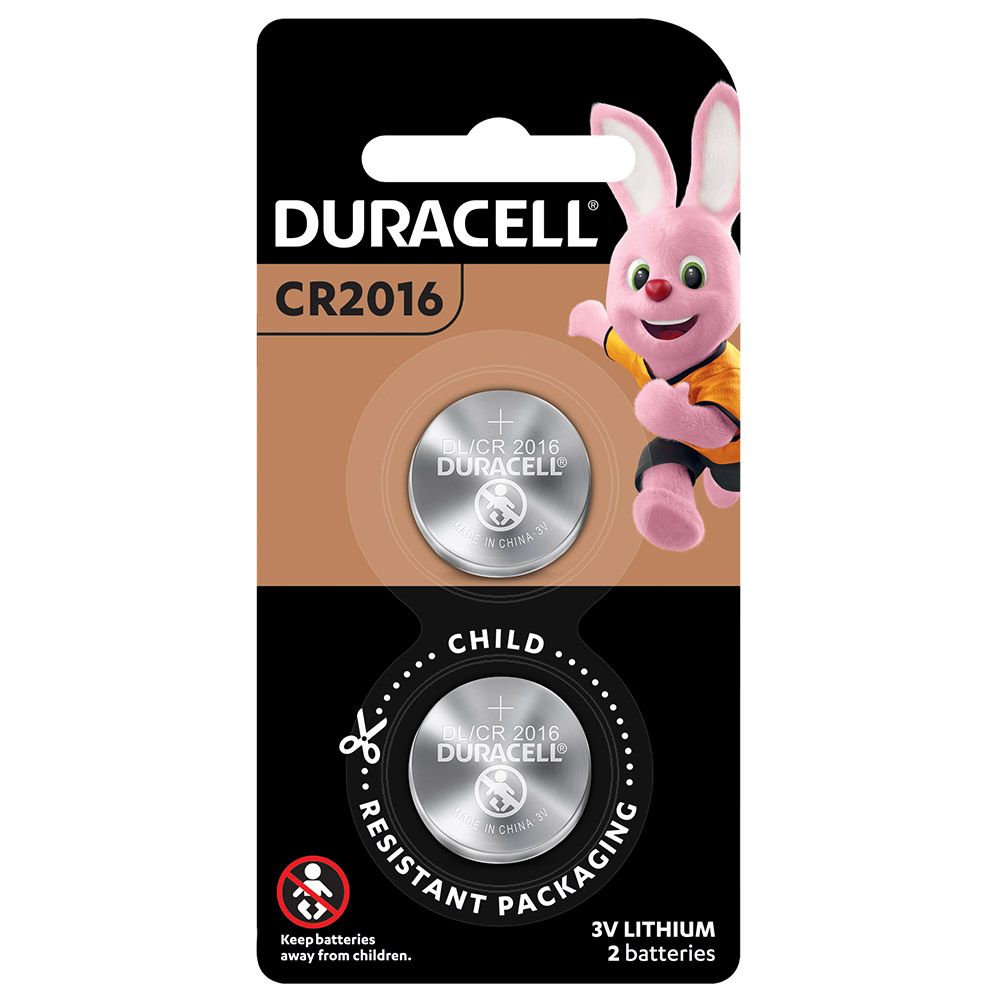 Duracell - Specialty 2016 Lithium Coin Battery 3V Pack of 2