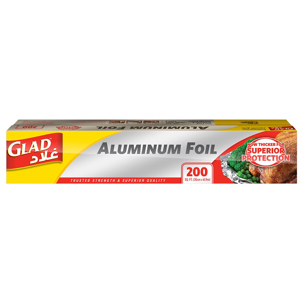 Glad - Aluminum Foil 200 sq.ft.