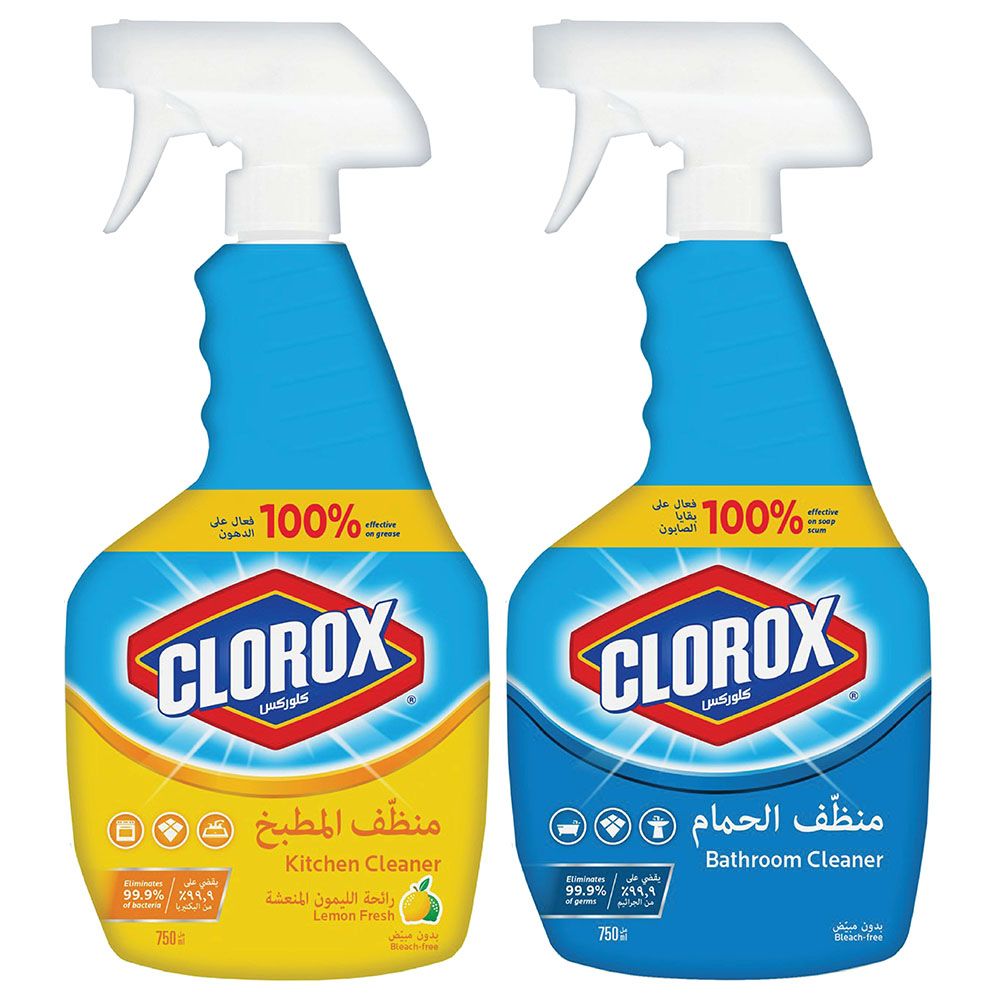 Clorox Disinfecting Kitchen + Bathroom Cleaner, Spray Bottle