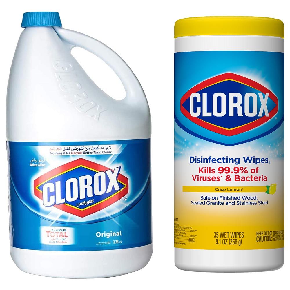 Clorox - Liquid Bleach & Disinfecting Wipes 35 Wipes 