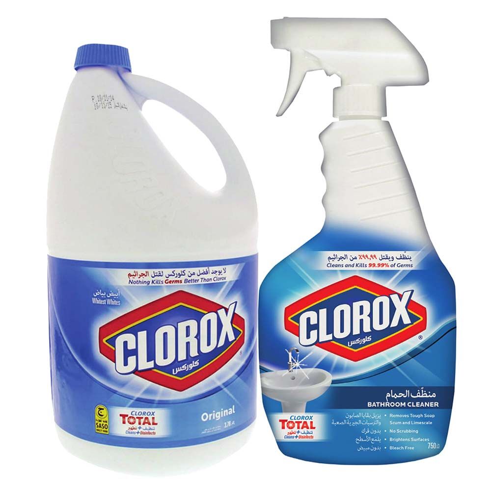 Clorox - Original 3.78L & Bathroom Cleaner 750ml