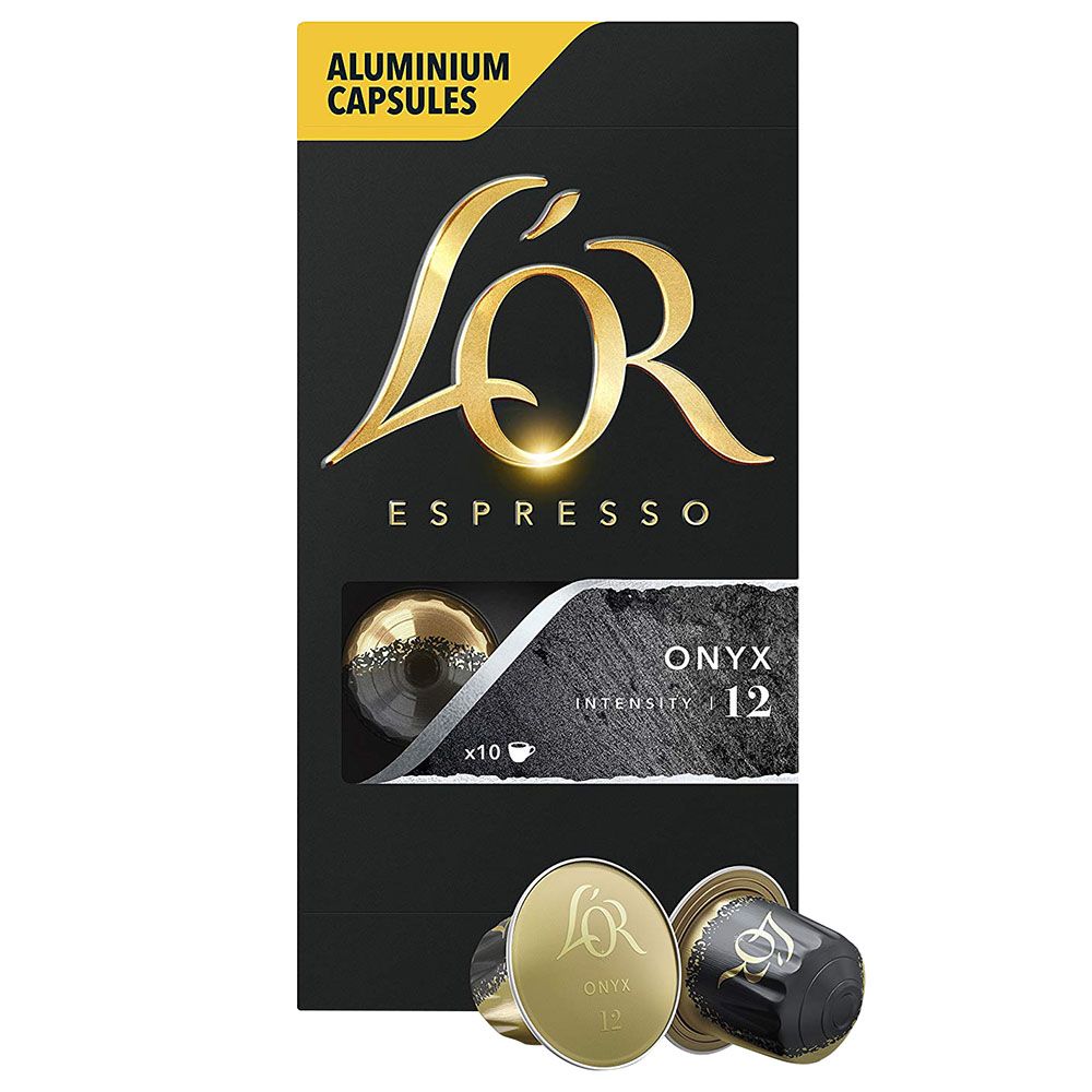 L'OR Espresso Onyx Intensity 12  (1 Pack of 10 Capsules)