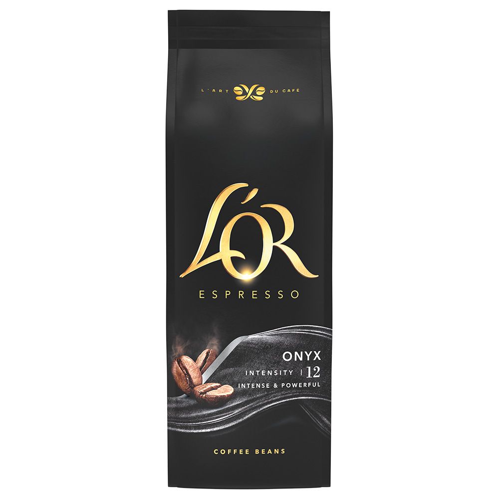 L'OR - Onyx Intensity 12 Whole Coffee Beans - 500g