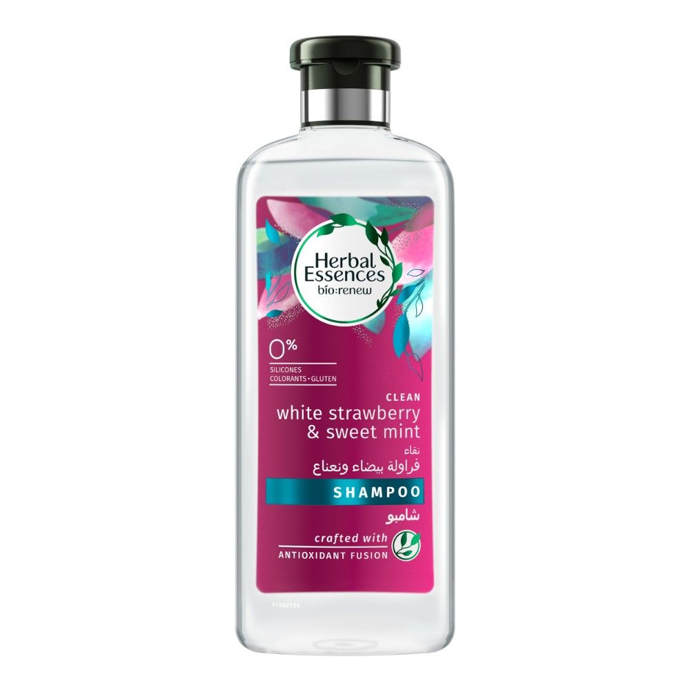 Herbal Essences - Bio:Renew Clean White Strawberry & Sweet Mint Shampoo 400ml