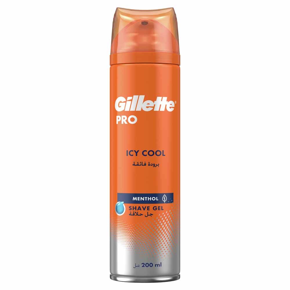 Gillette - Pro Icy Cool Menthol Shave Gel 200 ml