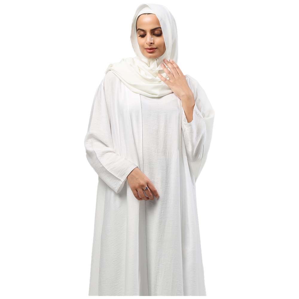 The Modest Company - Sheila Madina Silk Hijab - White - XXL