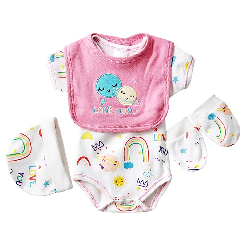 Themadeonearth - Organic New Born Set - Rainbow