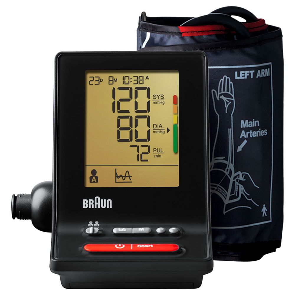 Braun - BP6200 Exact Fit 5 Blood Pressure Monitor - Black