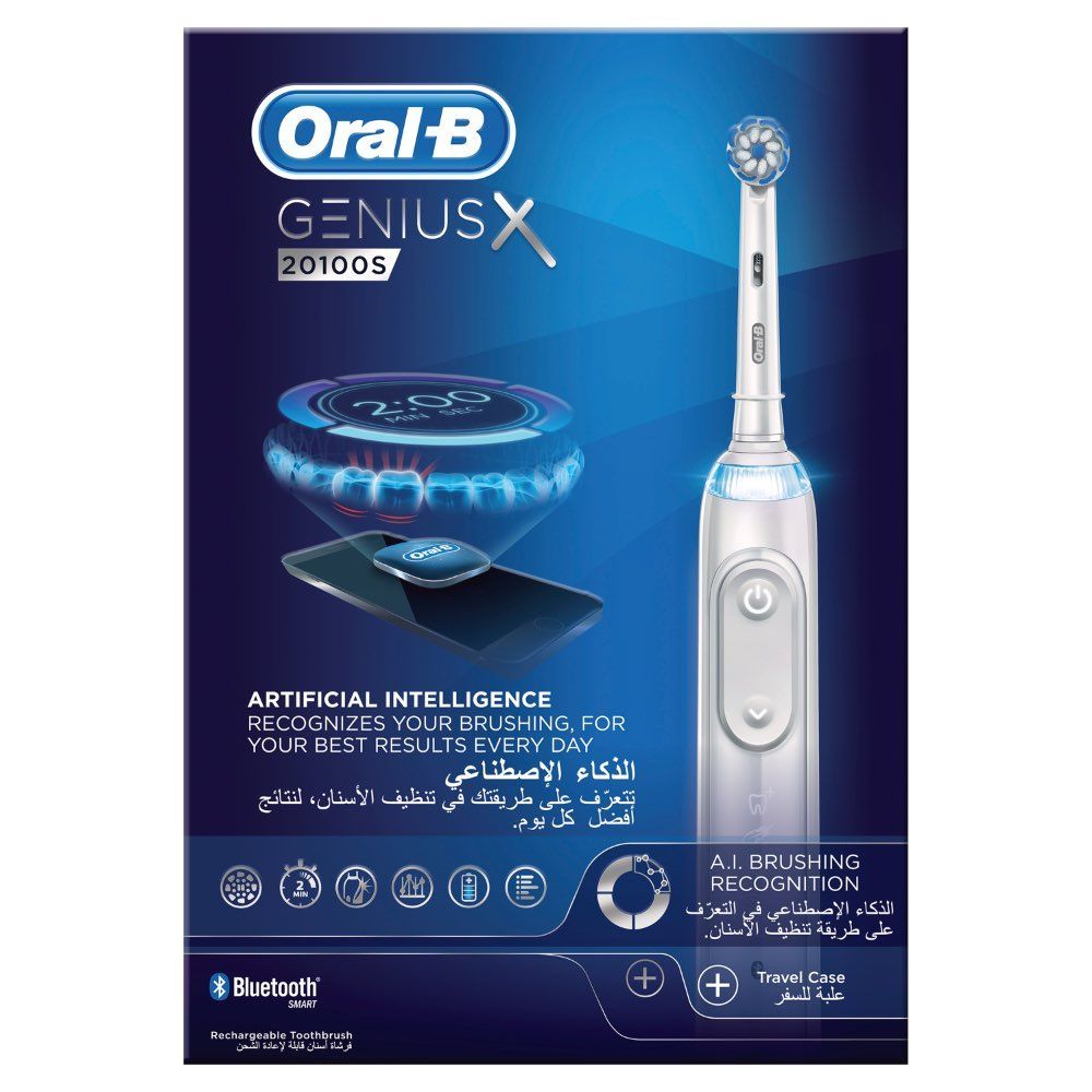 Oral B - GeniusX 20100S Artificial Intelligence Electric Toothbrush