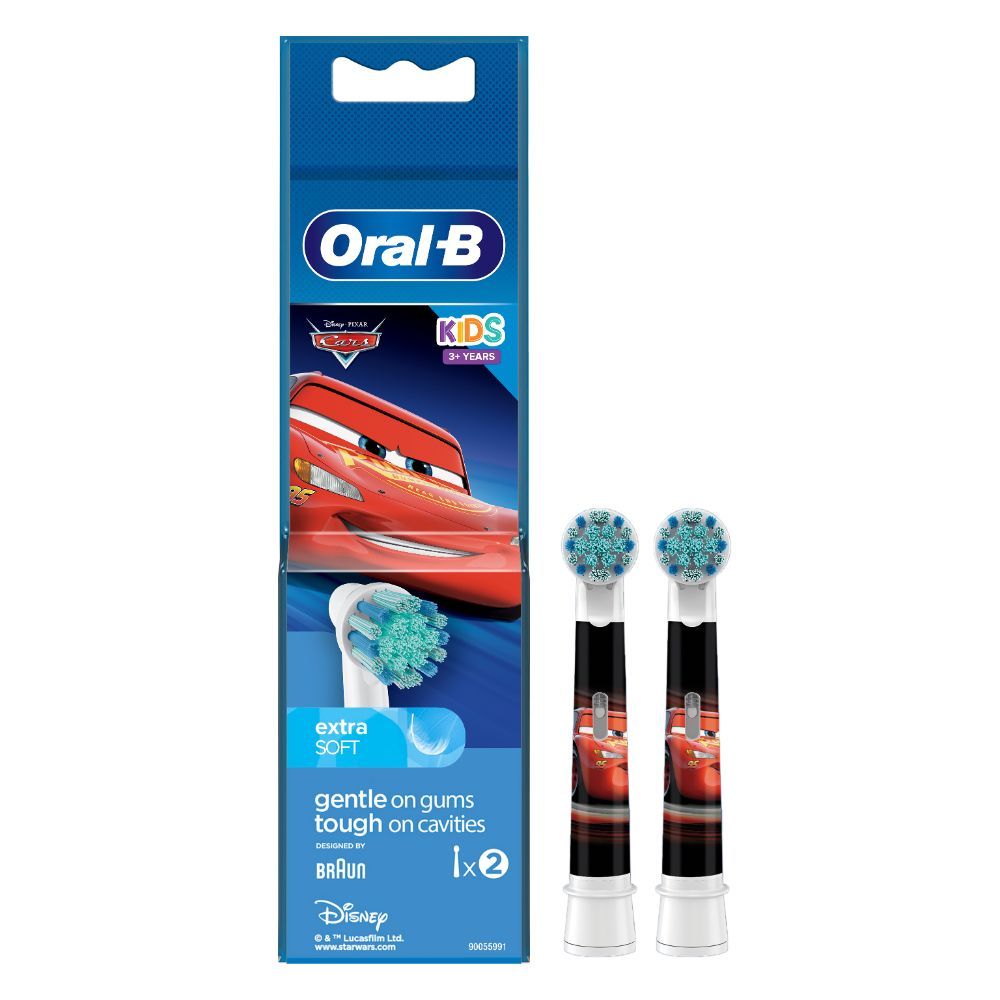 Oral-B EB10 Kids Power Replacement Brush Heads Pack of 2 - Assorted 1pack