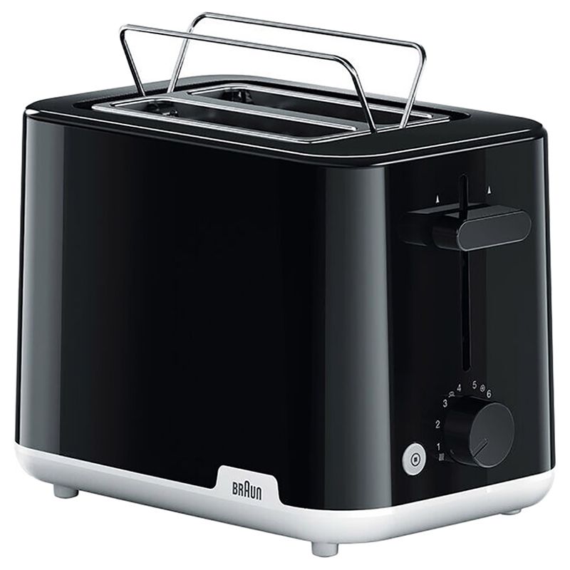 Braun - HT 1010 Breakfast Toaster, 2 Slot, 900W - Black