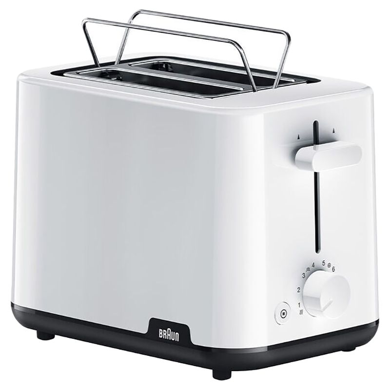 Braun - HT 1010 Breakfast Toaster, 2 Slot, 900W - White