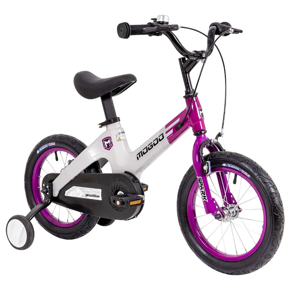 Mogoo - Spark Magnesium Kids Bicycle 14-inch - Purple