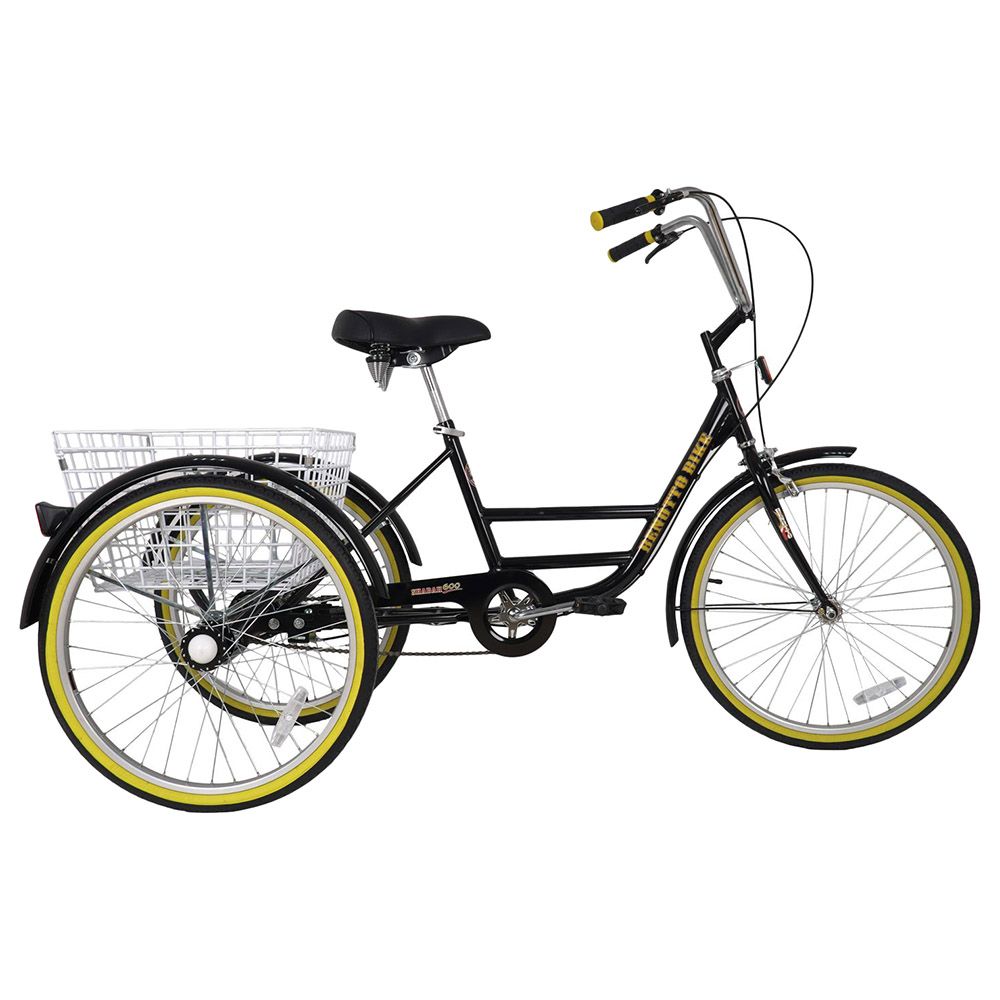 Mogoo - Benotto Adult Tricycle 24-inch - Black