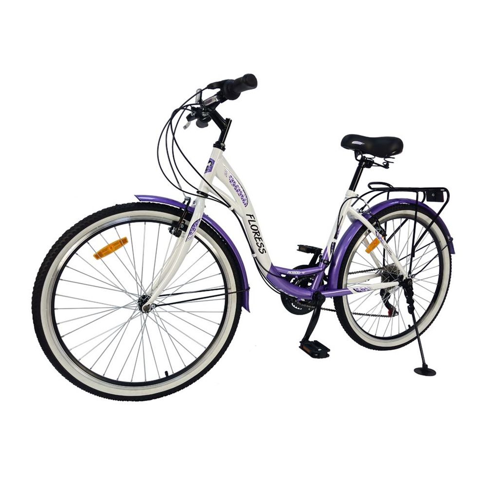 Mogoo - Floress 26 Inch 21 Speed Lady Bike - Purple