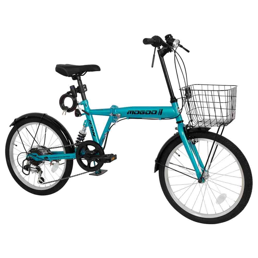 Mogoo - Icon Folding City Bike - 20-inch - Green