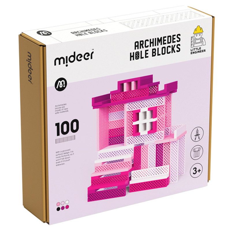 Mideer - Archimedes Blocks - Pink Color Palette